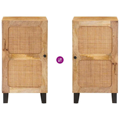 vidaXL Sideboard with Storage Brown 40 x 33 x 75 cm Solid Mango Wood