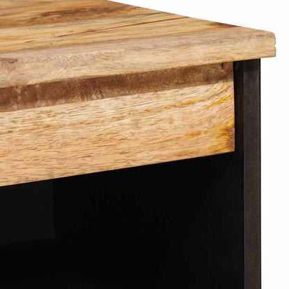 vidaXL Sideboard with Storage Brown 60 x 33 x 75 cm Solid Mango Wood