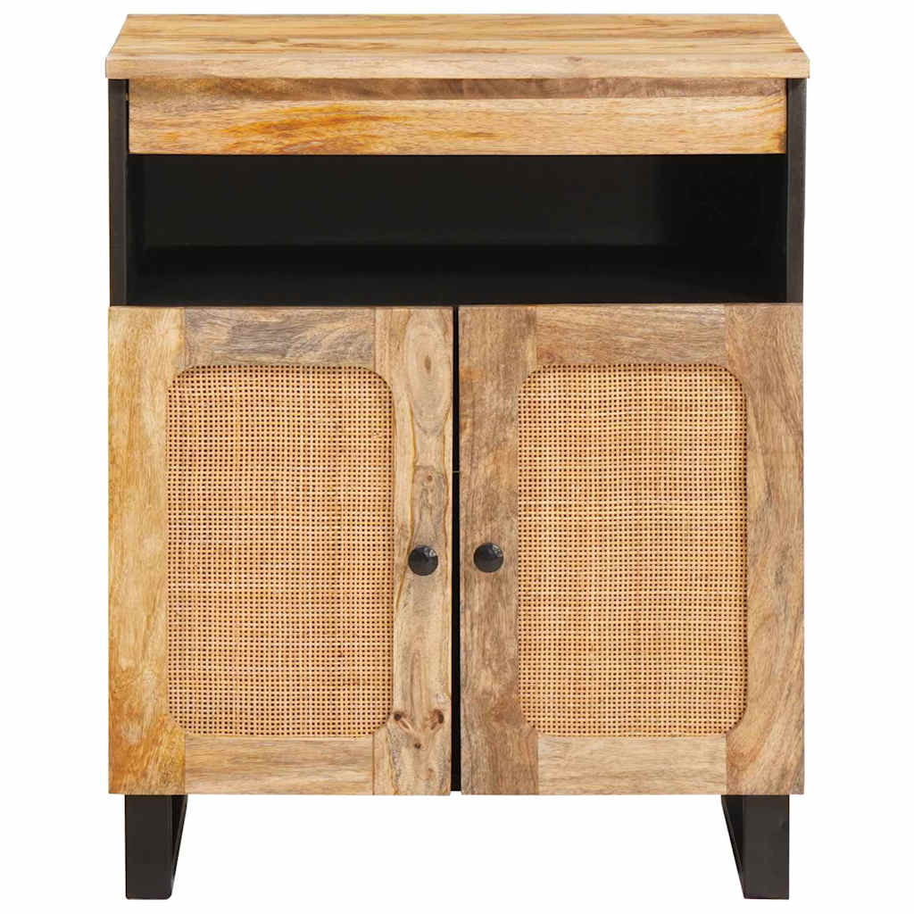 vidaXL Sideboard with Storage Brown 60 x 33 x 75 cm Solid Mango Wood