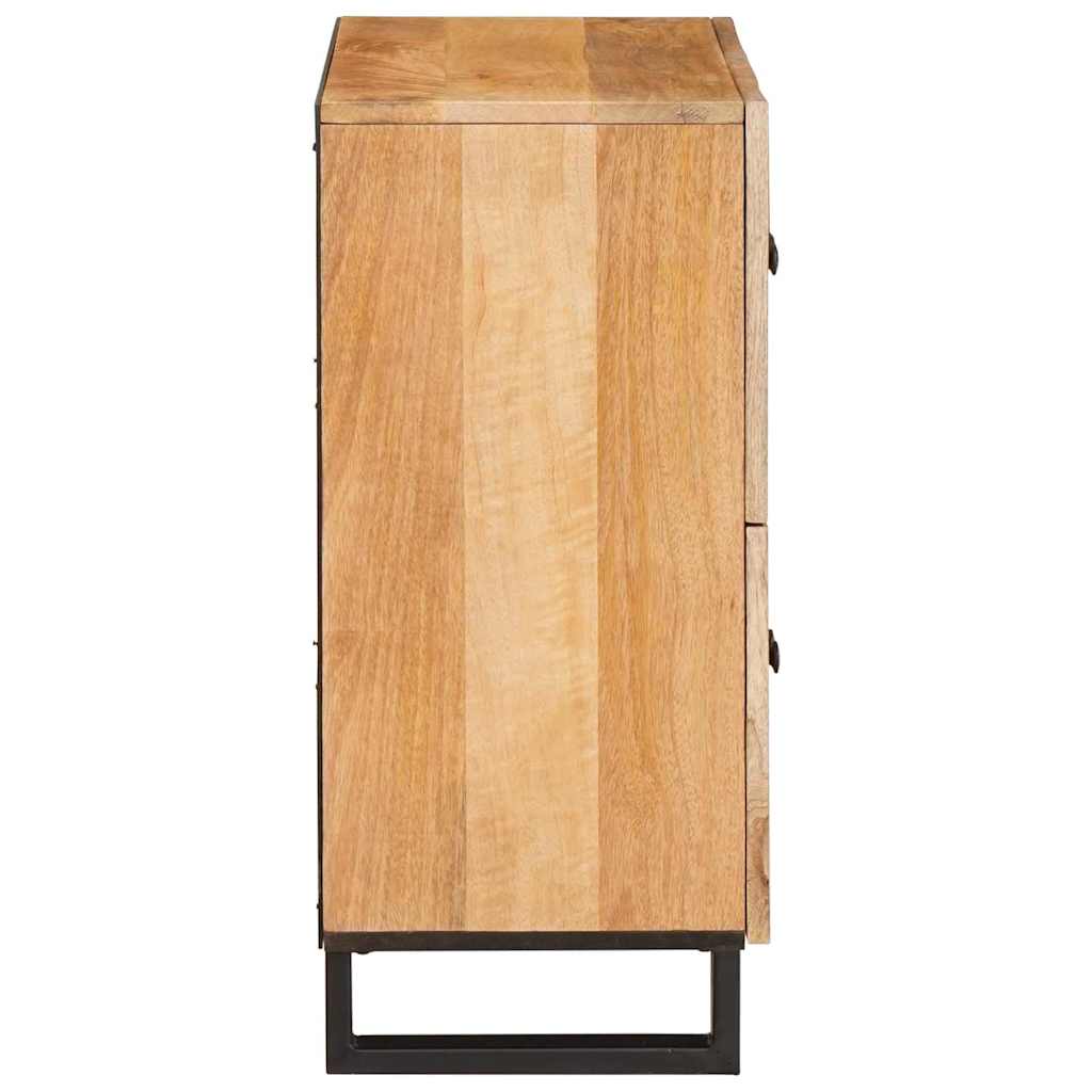 vidaXL Sideboard with Storage Brown 60 x 33 x 75 cm Solid Mango Wood