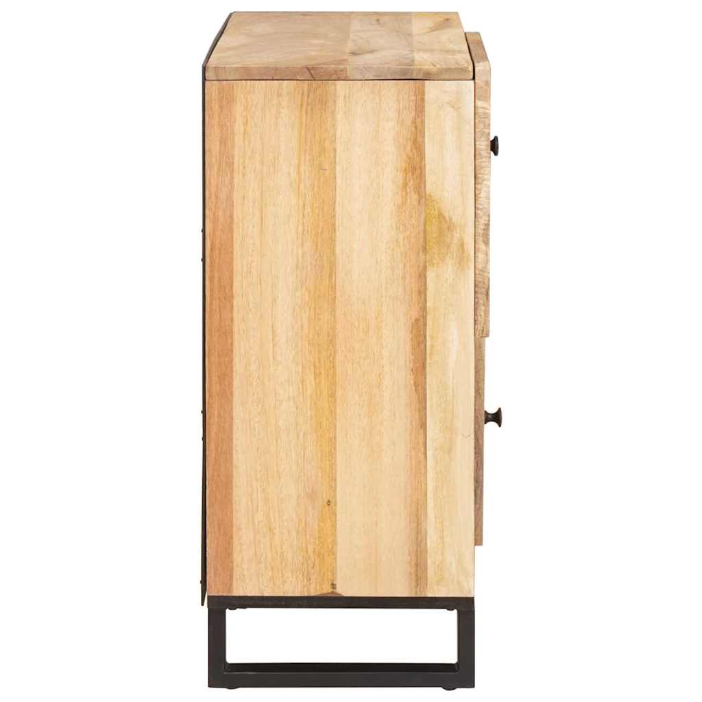 vidaXL Sideboard with Storage Brown 80 x 33 x 75 cm Solid Mango Wood