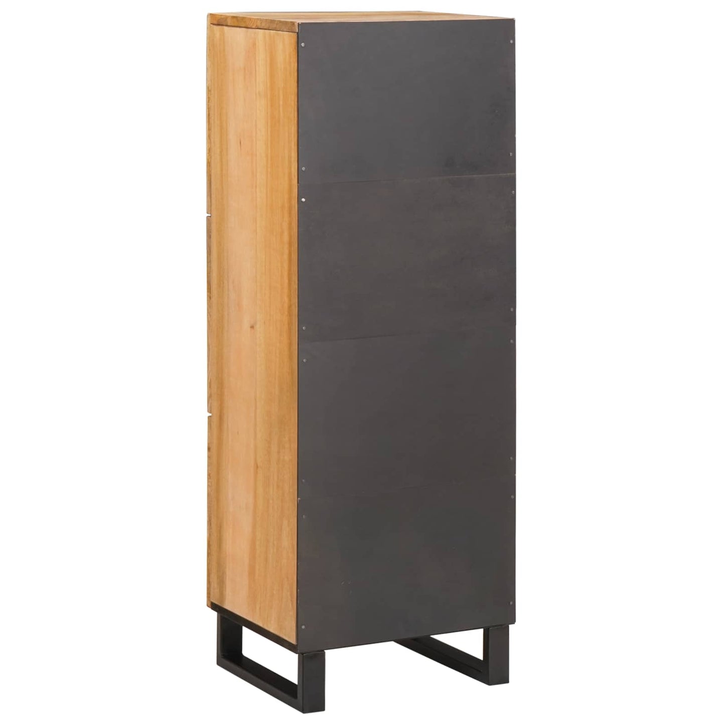 vidaXL Highboard with Storage Brown 90 x 33 x 75 cm Solid Mango Wood