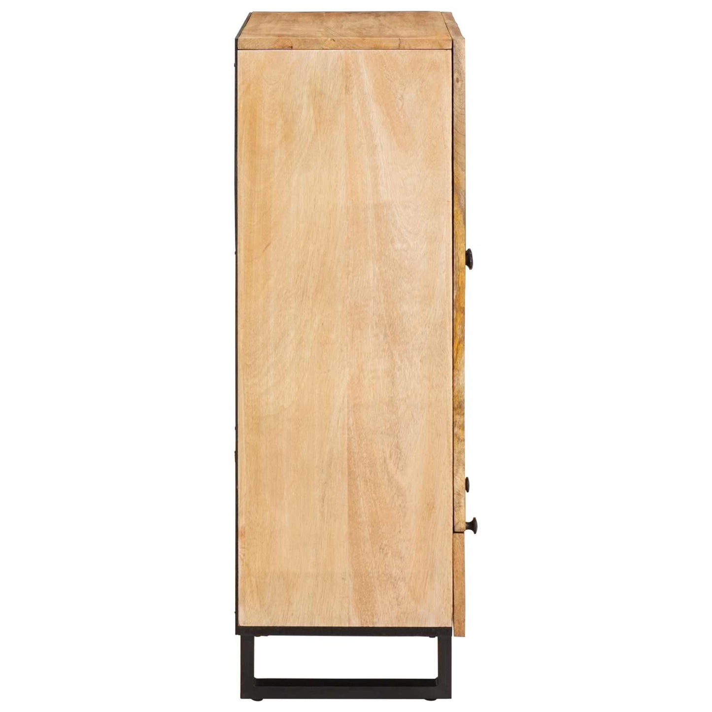 vidaXL Highboard with Drawer Brown 40 x 33 x 110 cm Solid Mango Wood
