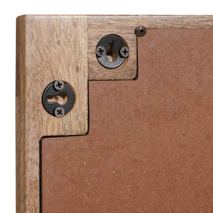vidaXL Bathroom Mirror Brown 50 x 2.5 x 70 cm Solid Mango Wood