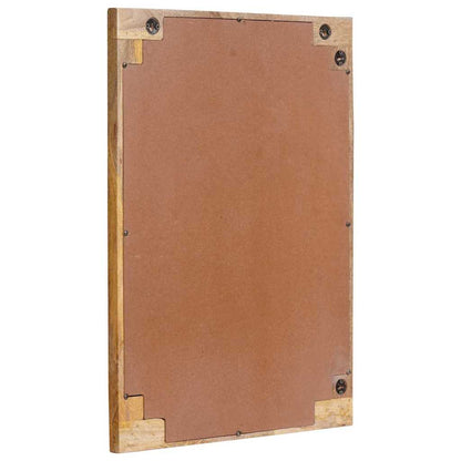 vidaXL Bathroom Mirror Brown 50 x 2.5 x 70 cm Solid Mango Wood