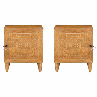 vidaXL Bedside Cabinet Light Brown 80 x 50 x 40 cm Engineered Wood