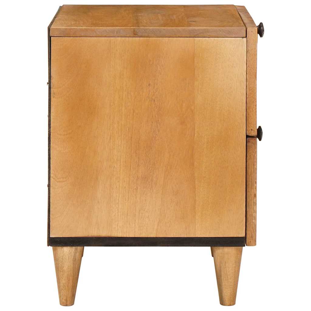 vidaXL Bedside Cabinet 2 pcs Light Brown 40 x 33 x 46 cm