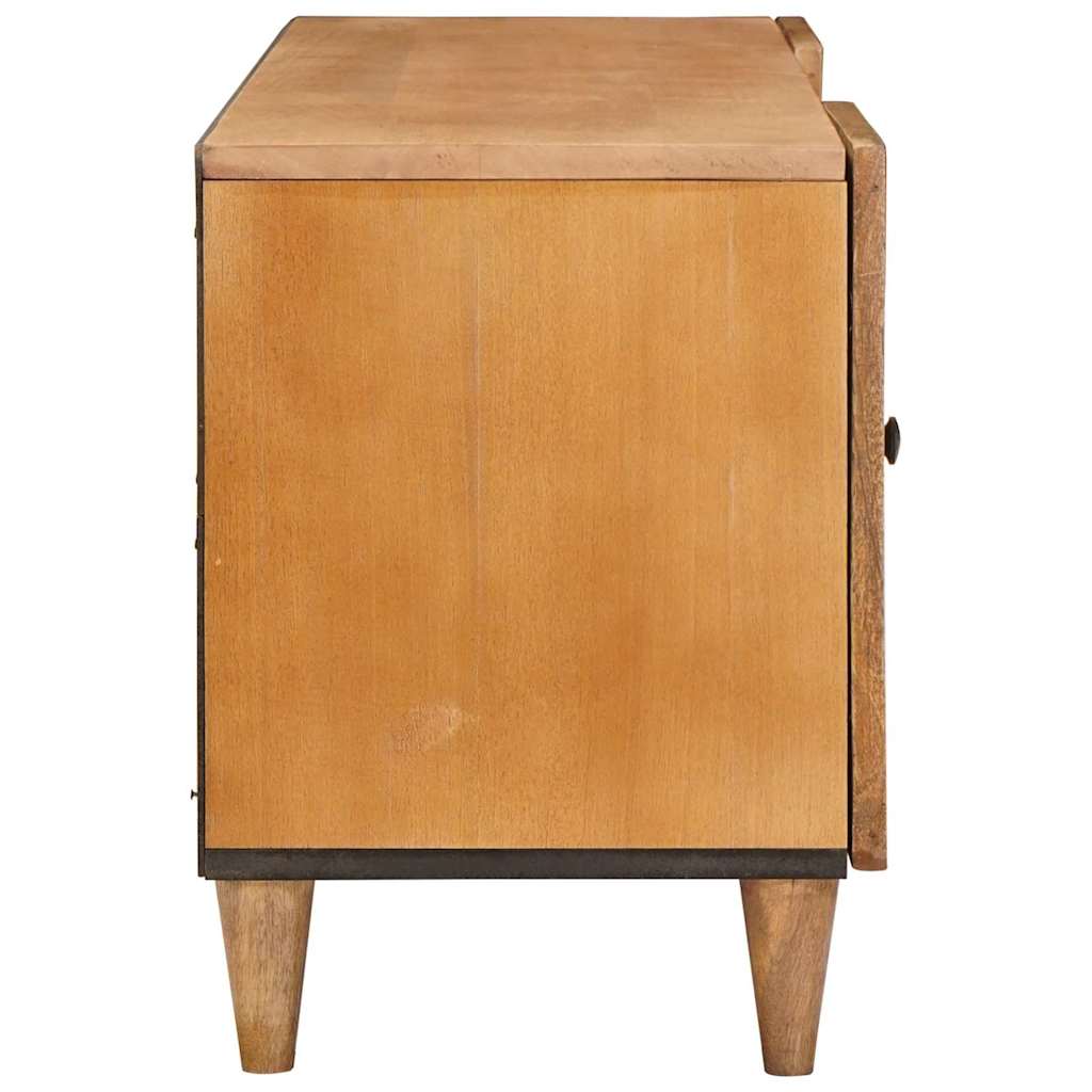 vidaXL TV Units Light Brown 105 x 33 x 46 cm Solid Mango Wood