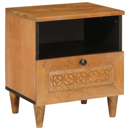 vidaXL Bedside Cabinet Light Brown 40 x 33 x 46 cm Engineered Wood