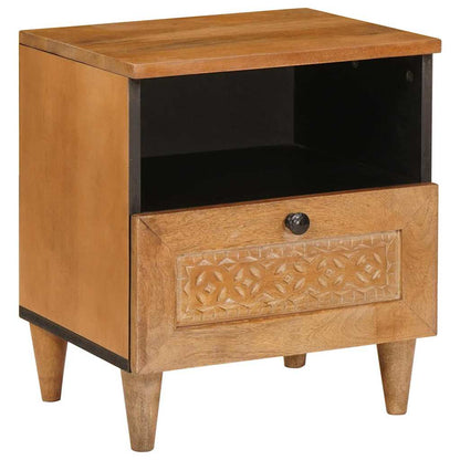vidaXL Bedside Cabinet 2 pcs Light Brown 40 x 33 x 46 cm