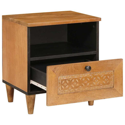 vidaXL Bedside Cabinet 2 pcs Light Brown 40 x 33 x 46 cm