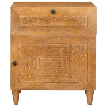 vidaXL Bedside Cabinet Light Brown 50 x 33 x 60 cm Engineered Wood