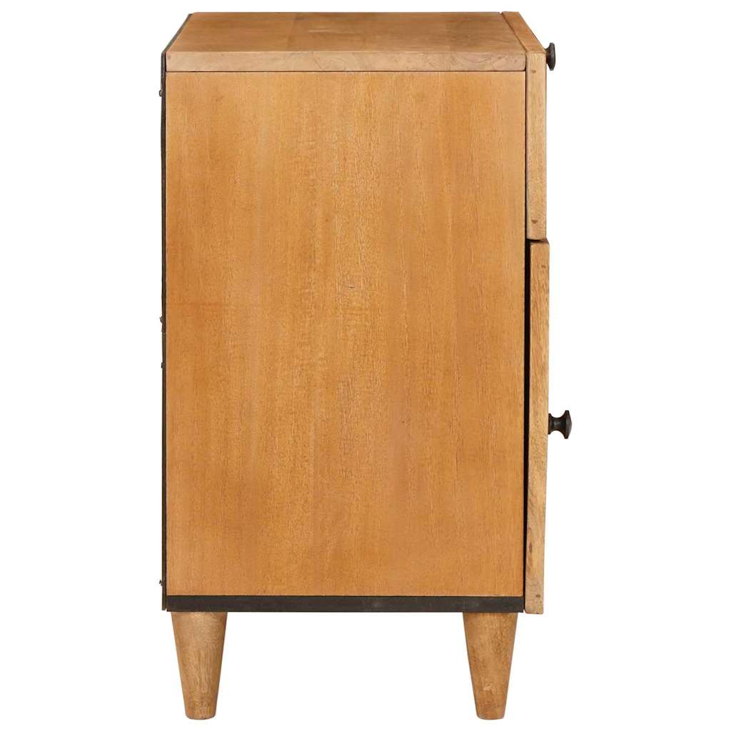 vidaXL Bedside Cabinet Light Brown 50 x 33 x 60 cm Engineered Wood