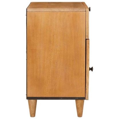 vidaXL Bedside Cabinet Light Brown 50 x 33 x 60 cm Engineered Wood