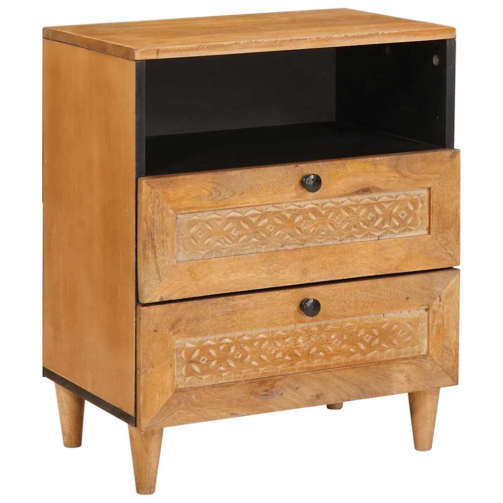 vidaXL Bedside Cabinet Light Brown 50 x 33 x 62 cm Engineered Wood