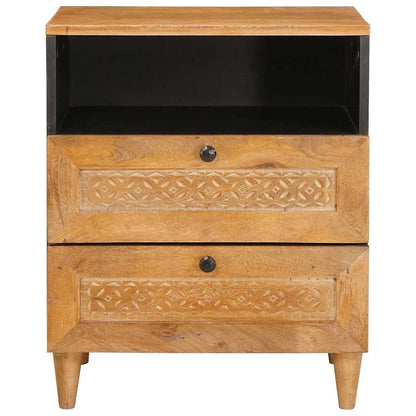 vidaXL Bedside Cabinet Light Brown 50 x 33 x 62 cm Engineered Wood
