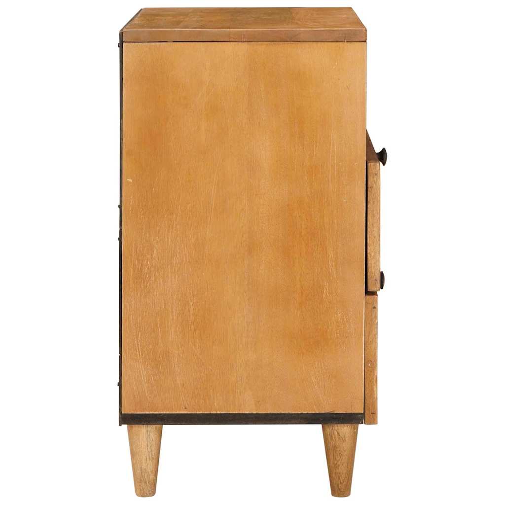 vidaXL Bedside Cabinet Light Brown 50 x 33 x 62 cm Engineered Wood