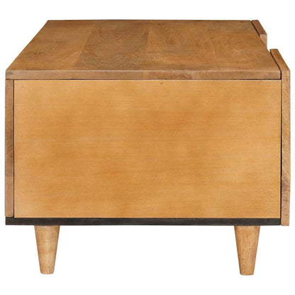 vidaXL Coffee Table Light Brown 100 x 54 x 40 cm Solid Mango Wood