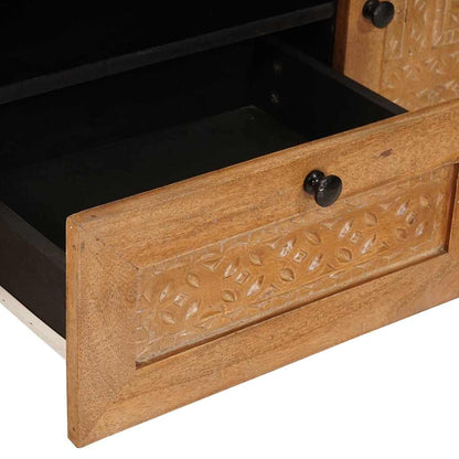 vidaXL TV Units with Door Light Brown 105 x 33 x 46 cm Engineered wood