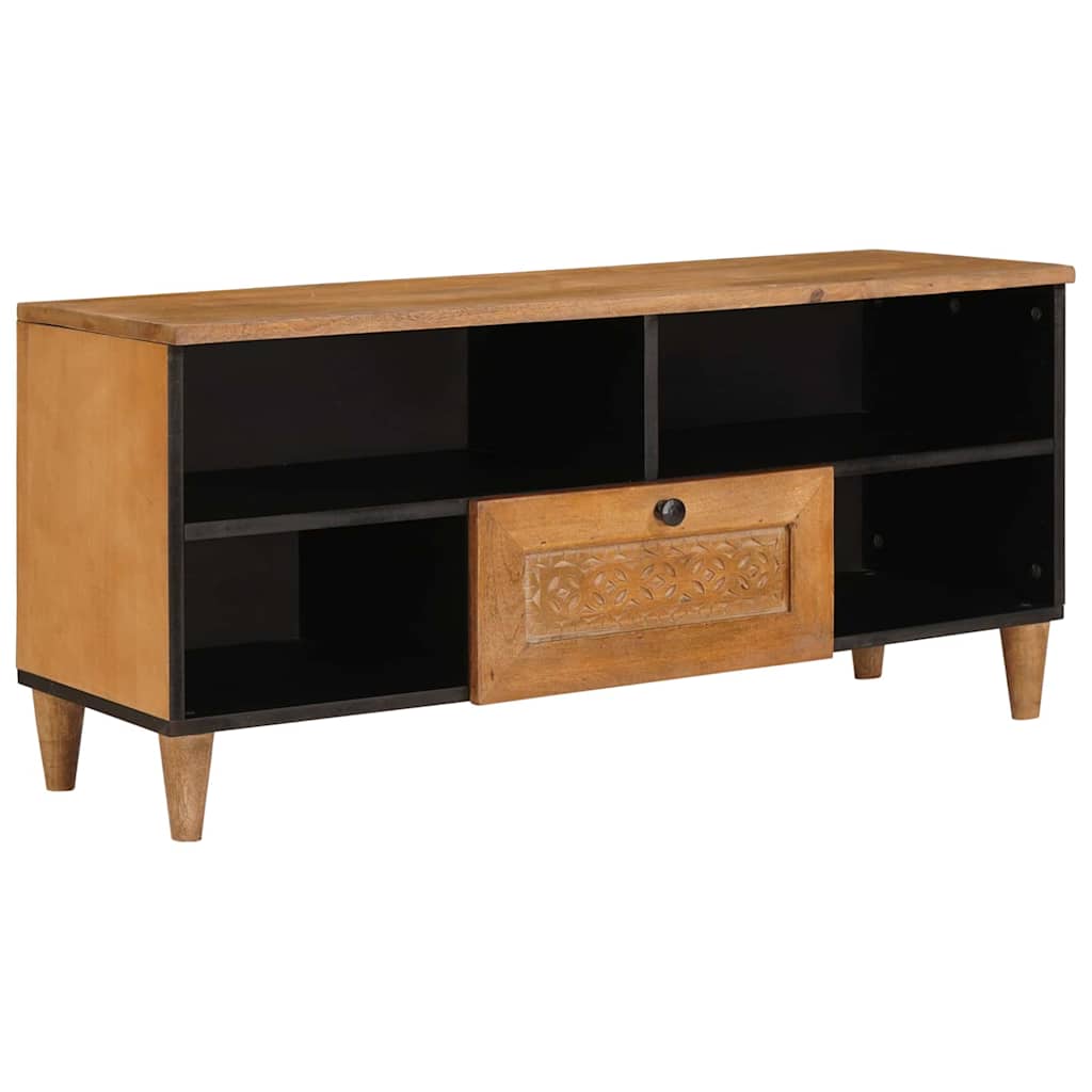vidaXL TV Cabinet 100 x 33 x 46 cm Solid Mango Wood