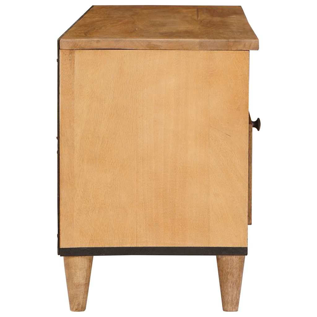 vidaXL TV Cabinet with Drawer 100 x 33 x 46 cm Solid Mango Wood