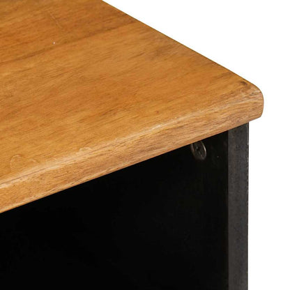 vidaXL TV Cabinet with Drawer 80 x 33 x 46 cm Solid Mango Wood