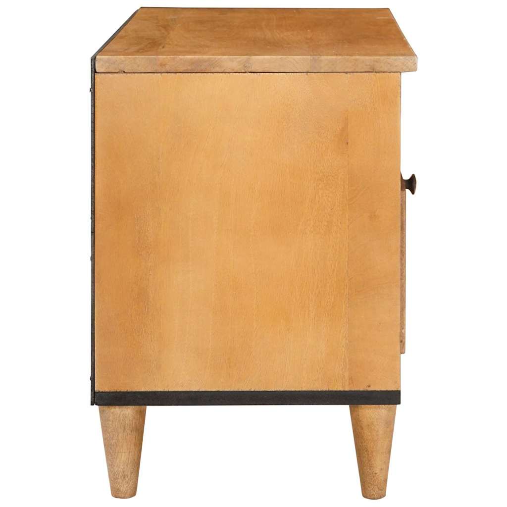 vidaXL TV Cabinet with Drawer 80 x 33 x 46 cm Solid Mango Wood