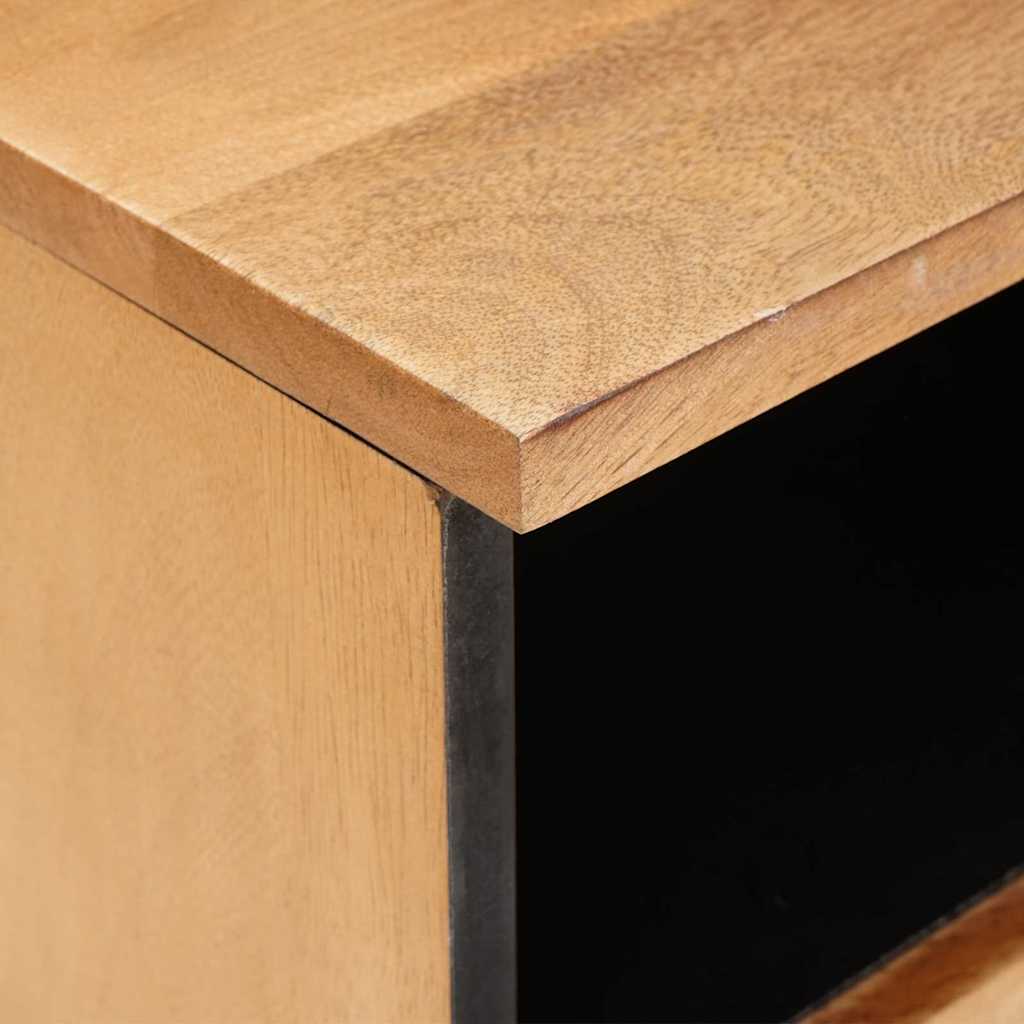 vidaXL TV Cabinet with Drawer 100 x 33 x 46 cm Solid Mango Wood