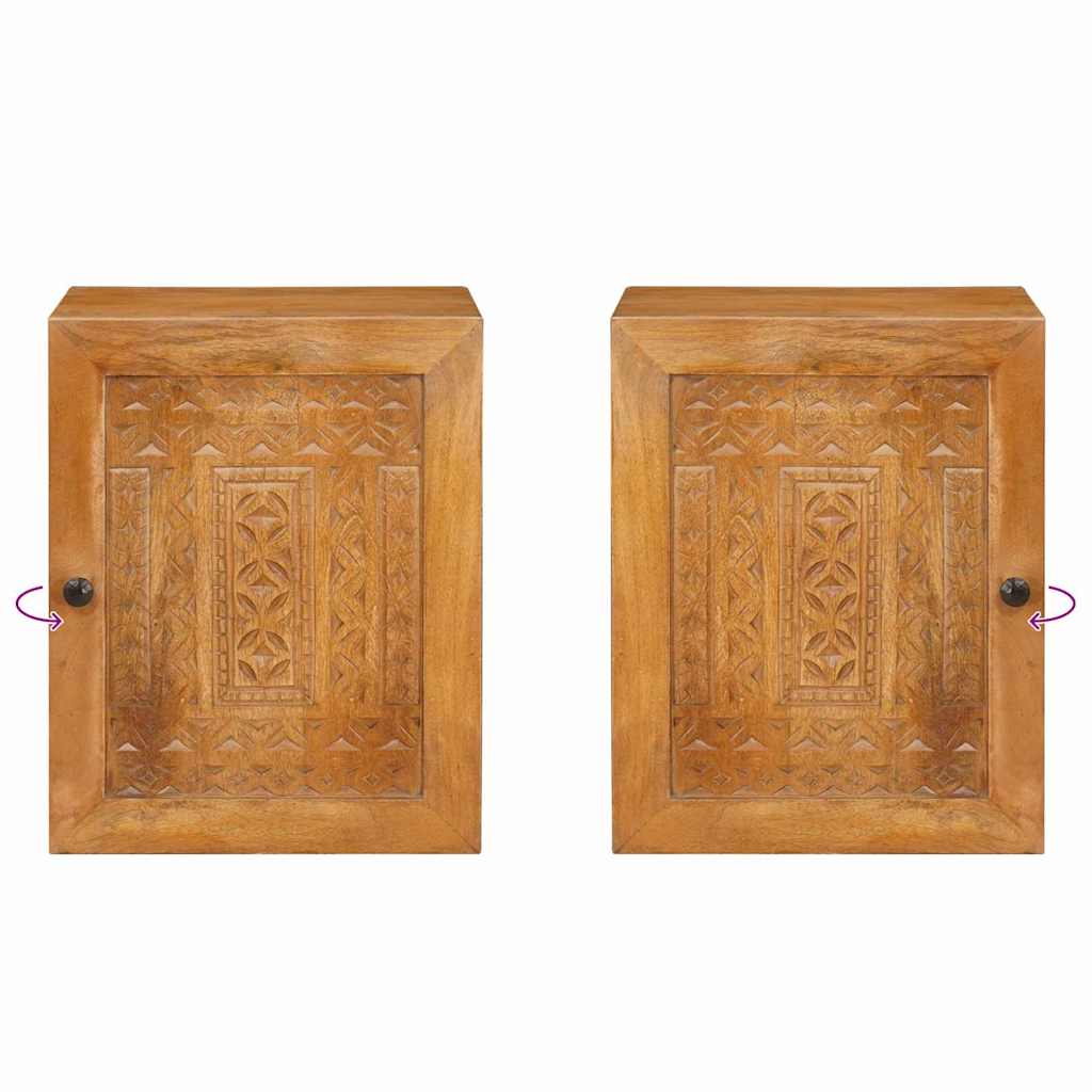 vidaXL Bathroom Cabinet Light Brown 38 x 33 x 48 cm Engineered Wood