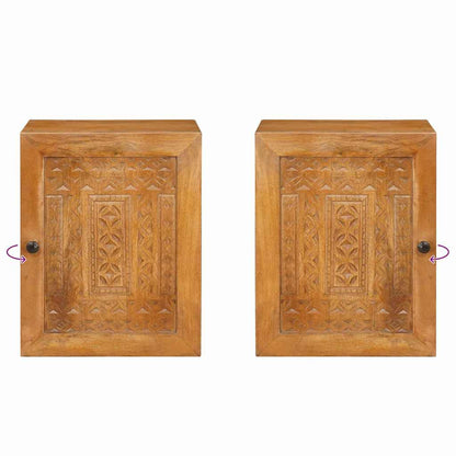 vidaXL Bathroom Cabinet Light Brown 38 x 33 x 48 cm Engineered Wood