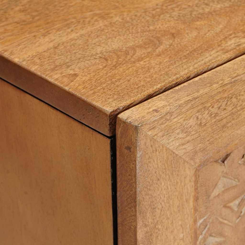 vidaXL Bathroom Cabinet 38 x 33 x 58 cm Solid Mango Wood