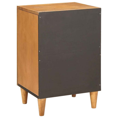 vidaXL Bathroom Cabinet 38 x 33 x 58 cm Solid Mango Wood