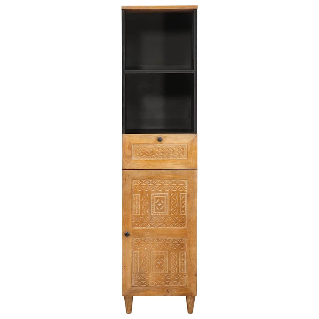vidaXL Bathroom Cabinet Light Brown 38 x 33 x 160 cm Engineered Wood