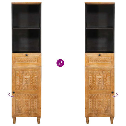 vidaXL Bathroom Cabinet Light Brown 38 x 33 x 160 cm Engineered Wood