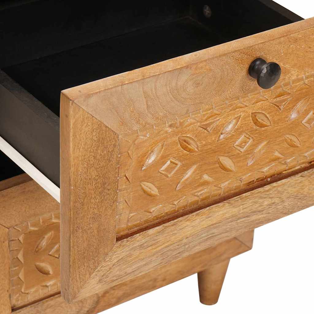 vidaXL Sideboard with Drawer Light brown 33.5 x 40 x 75 cm