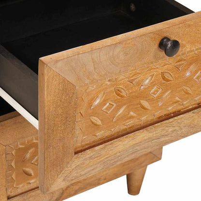 vidaXL Sideboard with Drawer Light brown 33.5 x 40 x 75 cm