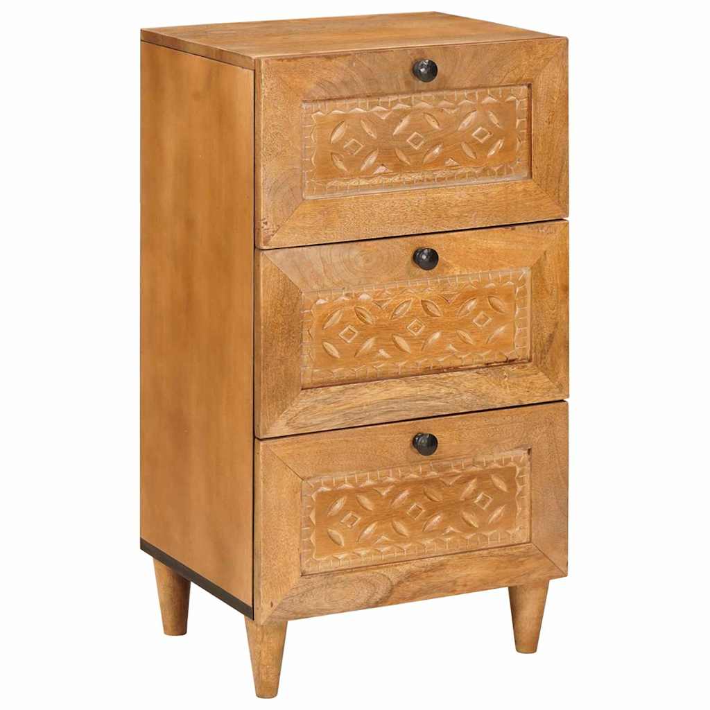vidaXL Sideboard with Drawer Light brown 33.5 x 40 x 75 cm