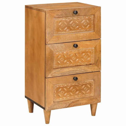 vidaXL Sideboard with Drawer Light brown 33.5 x 40 x 75 cm