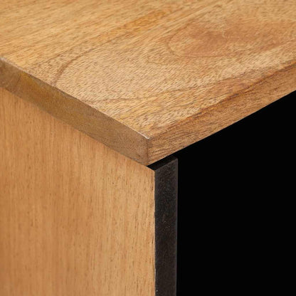 vidaXL Sideboard 80 x 33 x 75 cm Solid Mango Wood