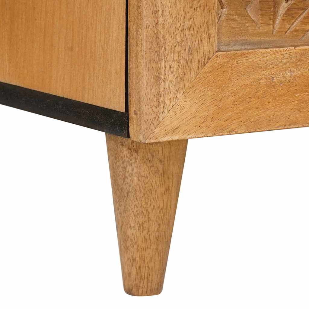 vidaXL Sideboard 80 x 33 x 75 cm Solid Mango Wood