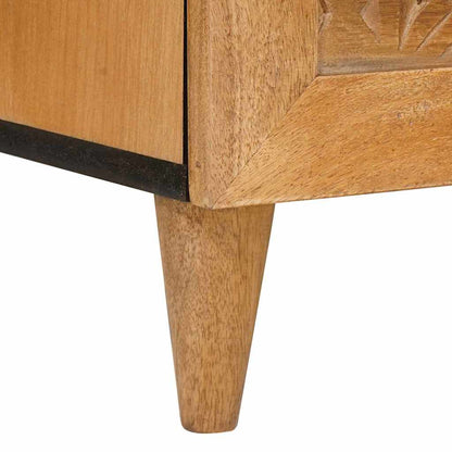 vidaXL Sideboard 80 x 33 x 75 cm Solid Mango Wood