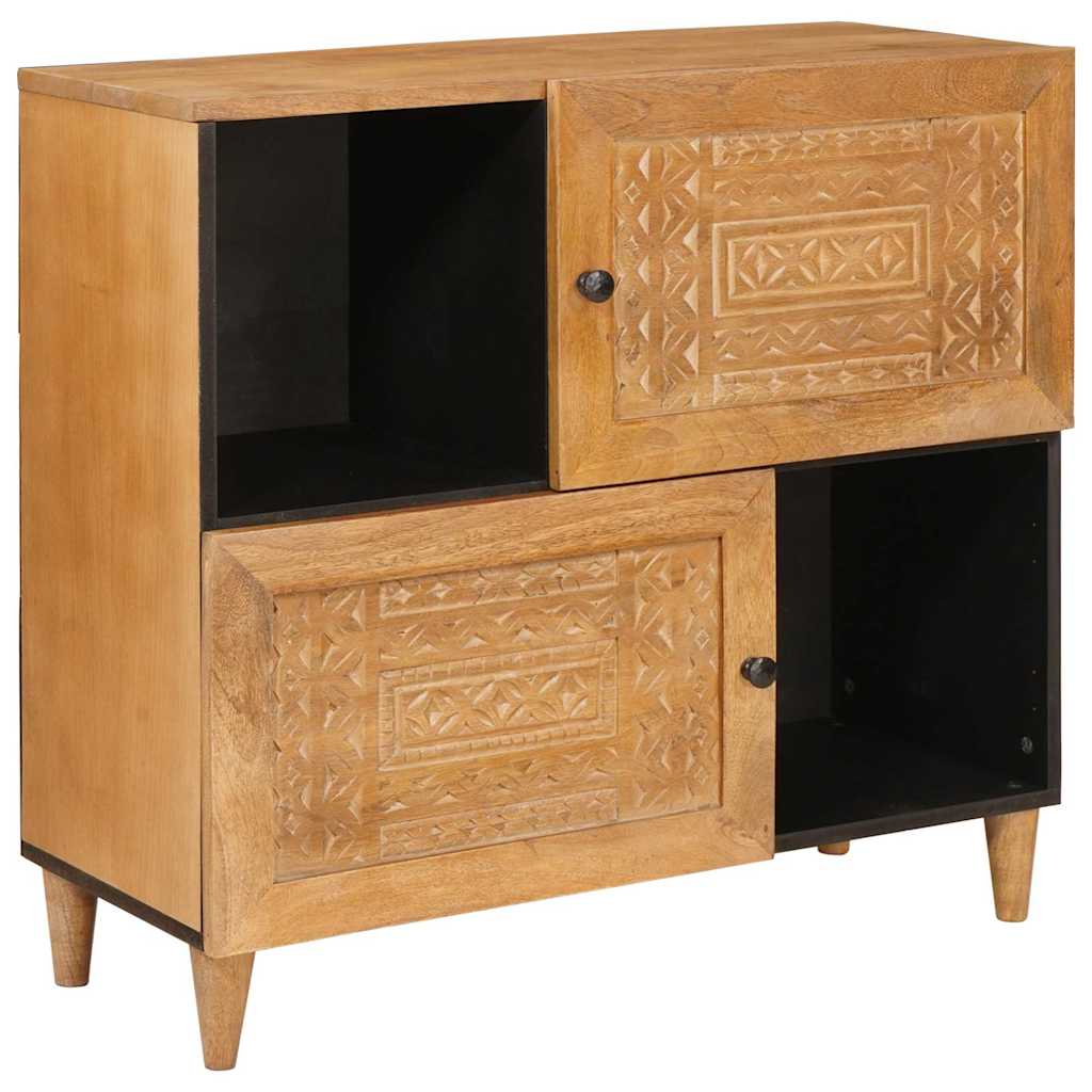 vidaXL Sideboard 80 x 33 x 75 cm Solid Mango Wood