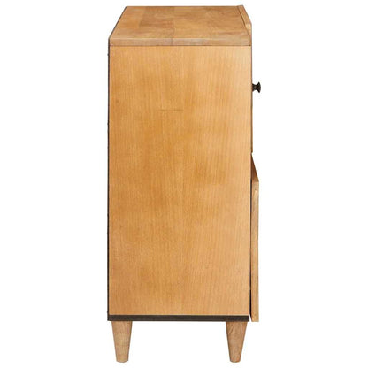 vidaXL Sideboard 80 x 33 x 75 cm Solid Mango Wood