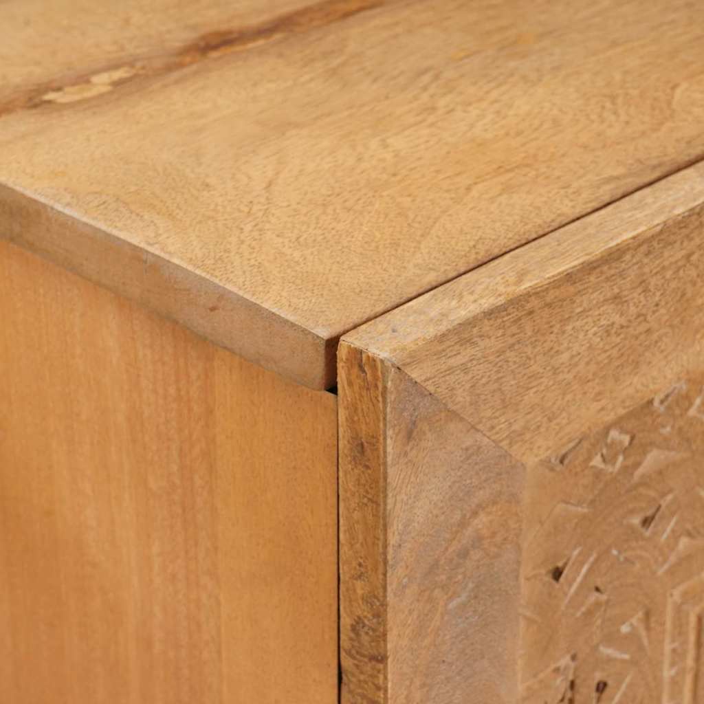 vidaXL Sideboard 90 x 33 x 75 cm Solid Mango Wood