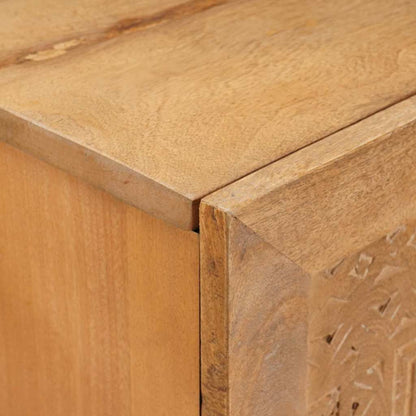 vidaXL Sideboard 90 x 33 x 75 cm Solid Mango Wood