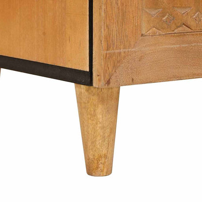 vidaXL Sideboard 90 x 33 x 75 cm Solid Mango Wood