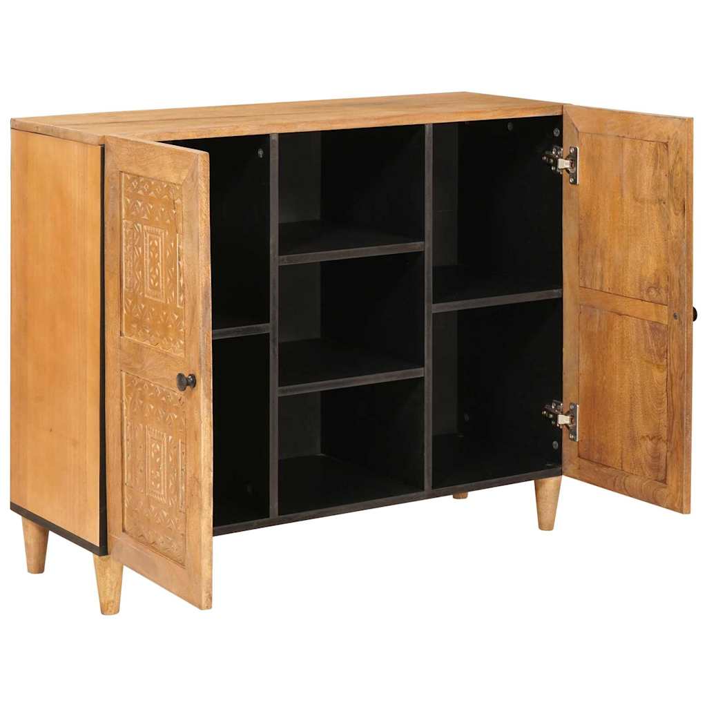 vidaXL Sideboard 90 x 33 x 75 cm Solid Mango Wood