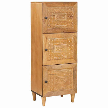 vidaXL Highboard Light brown 40 x 33 x 110 cm Solid mango wood