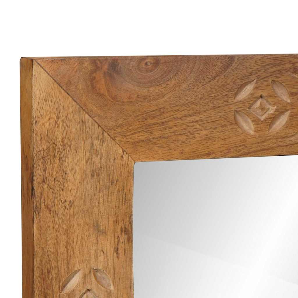 vidaXL Wall Mirror Rectangular 70 x 50 cm Engineered Wood and Glass