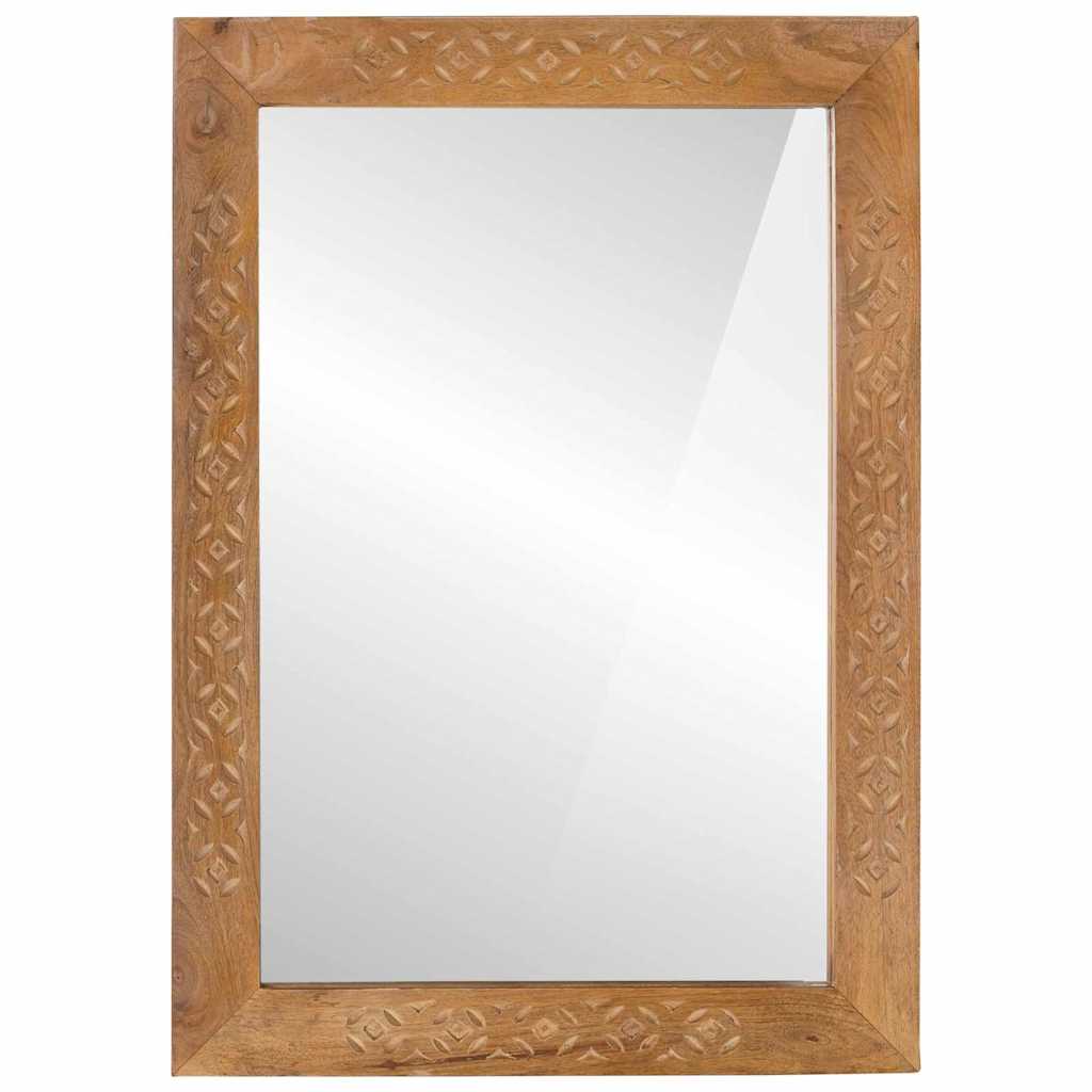 vidaXL Wall Mirror Rectangular 70 x 50 cm Engineered Wood and Glass